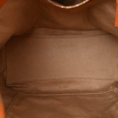 MCM Visetos Small Soft Berlin Drawstring Bucket Bag Cognac 5 of 12