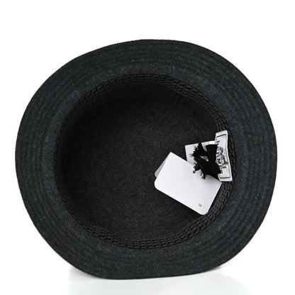 Hermes Rabbit Felt Dylan Hat 57 Charbon 6 of 8