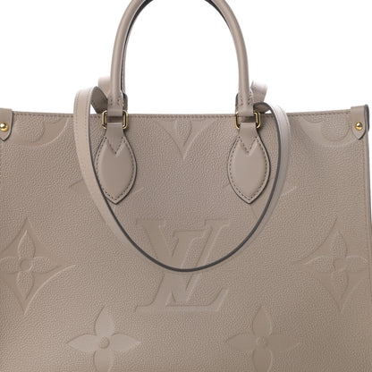 Louis Vuitton Empreinte Monogram Giant Onthego MM Tourterelle 9 of 13