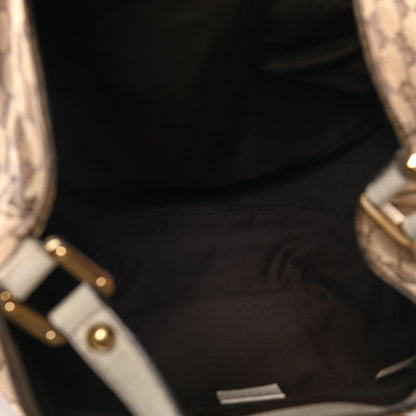 Gucci Monogram Large New Ladies Web Hobo Off White 5 of 22