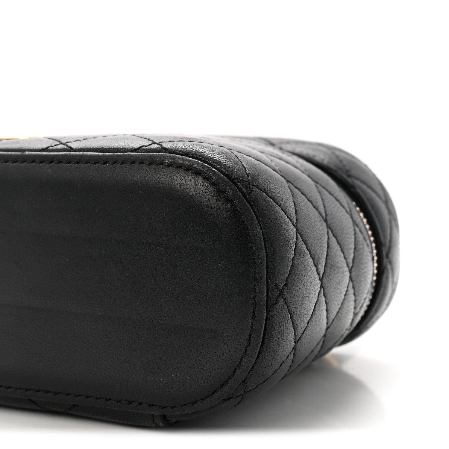 Saint Laurent Lambskin Quilted Mini Gaby Vanity Case Black 9 of 9