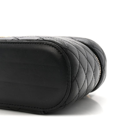 Saint Laurent Lambskin Quilted Mini Gaby Vanity Case Black 9 of 9