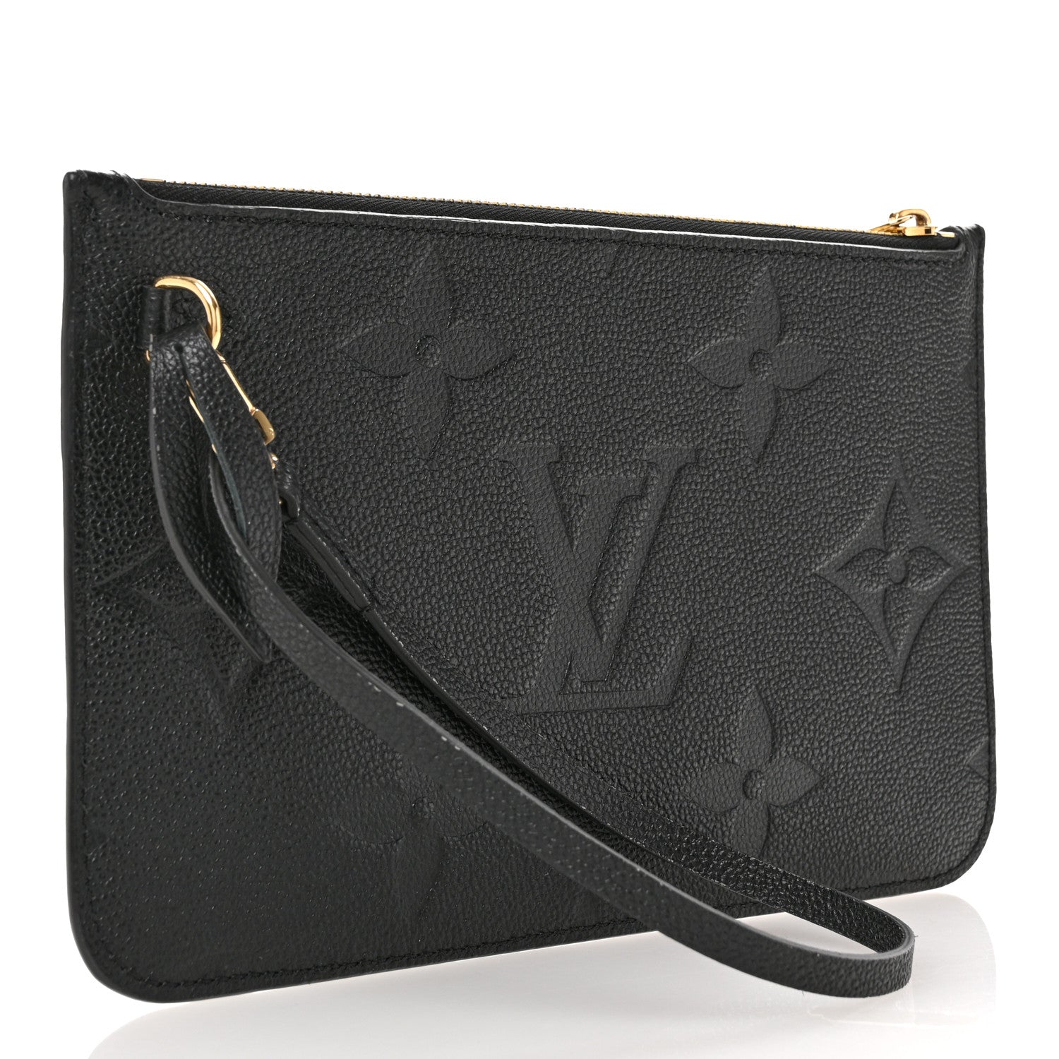 Louis Vuitton Empreinte Monogram Giant Neverfull MM Pochette Black 3 of 7