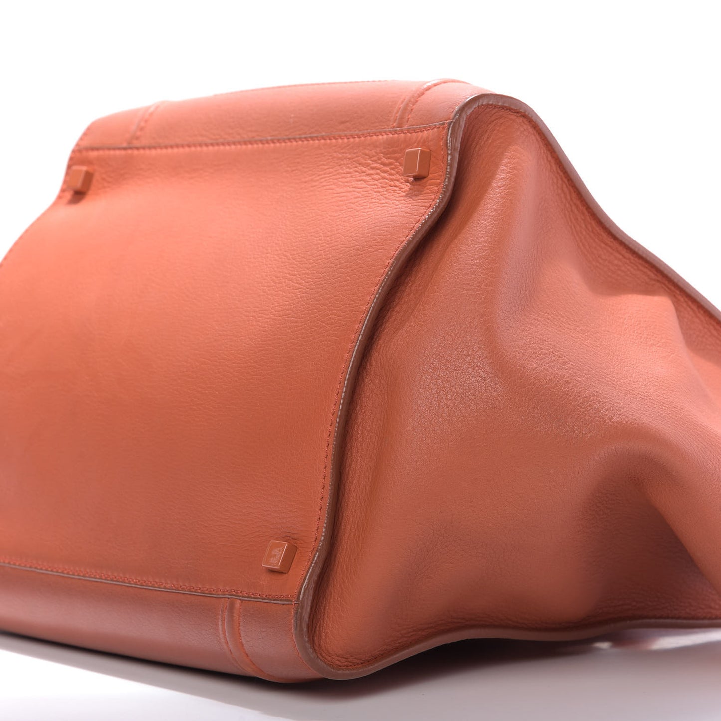 Supple Calfskin Medium Phantom Luggage Orange