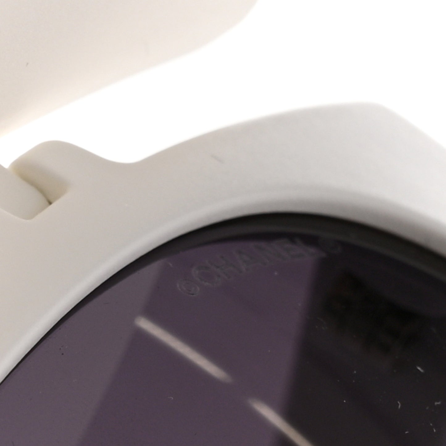 Acetate Visor Sunglasses 71046 Matte White