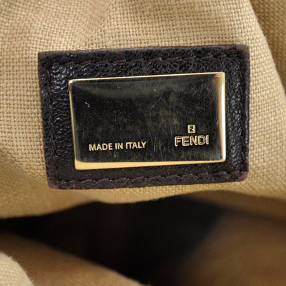 Fendi Zucca Nappa Nuvolata Vitello Tortuga Spy Tobacco Moro 8 of 11