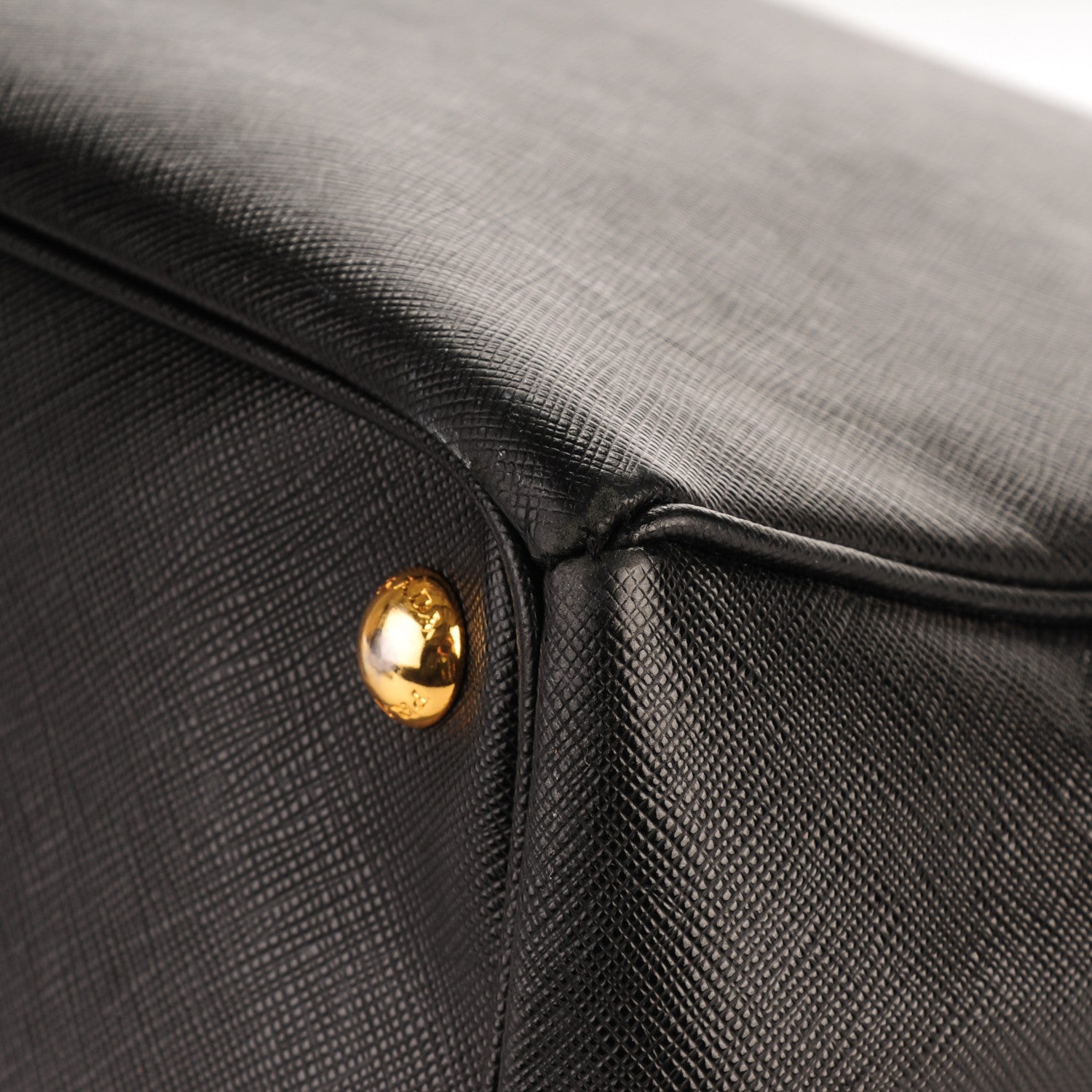 Prada Saffiano Lux Extra Large Galleria Double Zip Tote Black 6 of 9