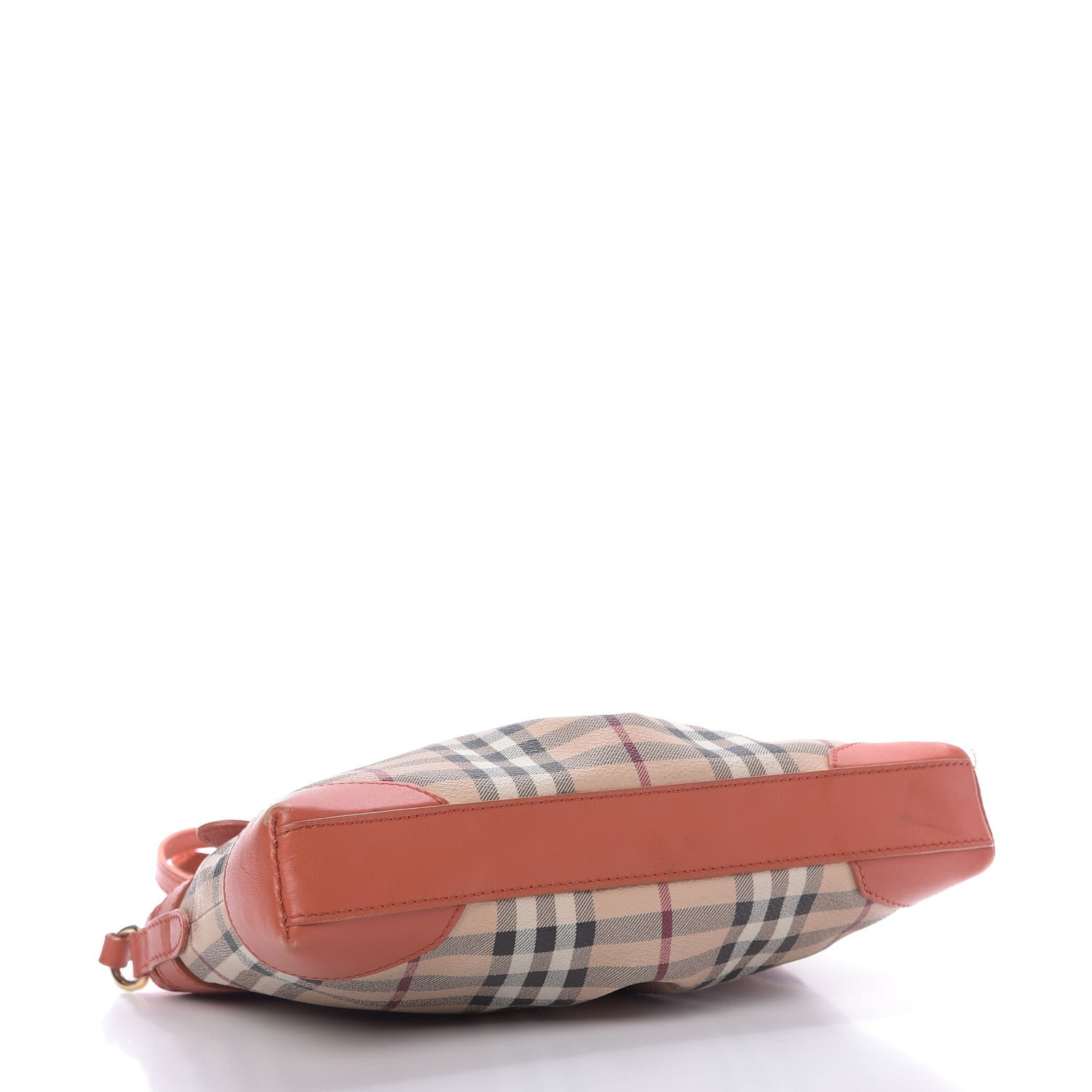 Burberry Haymarket Check Smithfield Clutch Burnt Amber 4 of 9