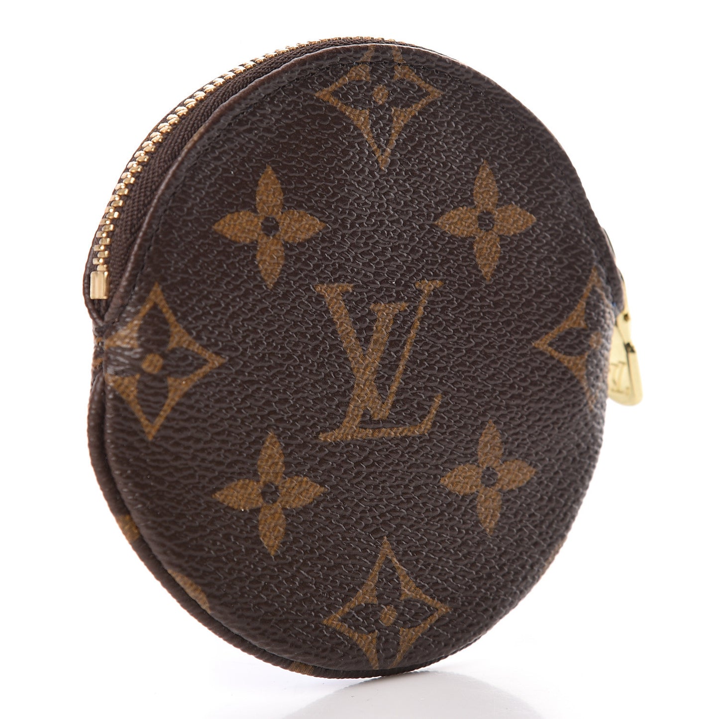 Monogram 2019 Christmas Animation Round Coin Purse Blue