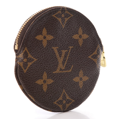Louis Vuitton Monogram 2019 Christmas Animation Round Coin Purse Blue 3 of 7