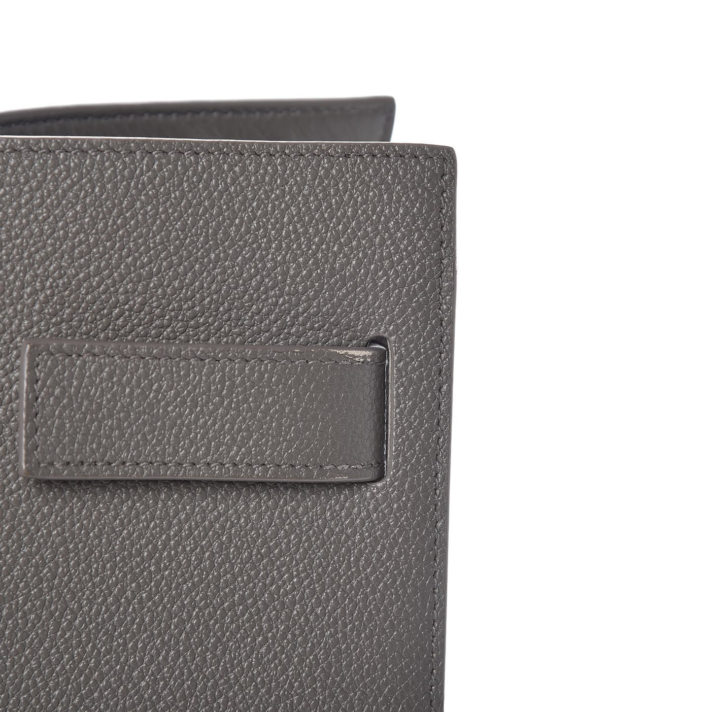 Grained Calfskin Small Sac De Jour Fog
