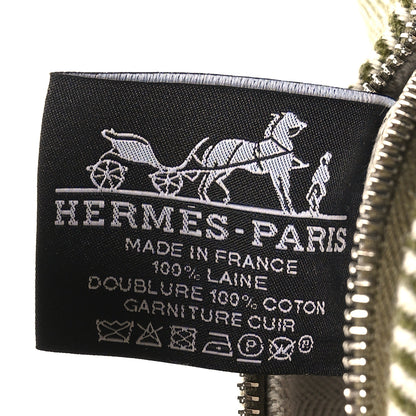 Hermes Wool Small Bride-A-Brac H Natte Pouch Vert Foret 6 of 10