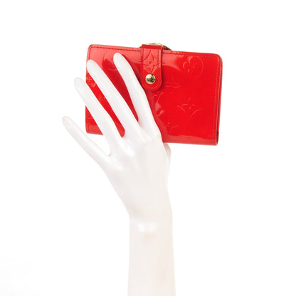 Louis Vuitton Vernis French Purse Wallet Rouge 2 of 10