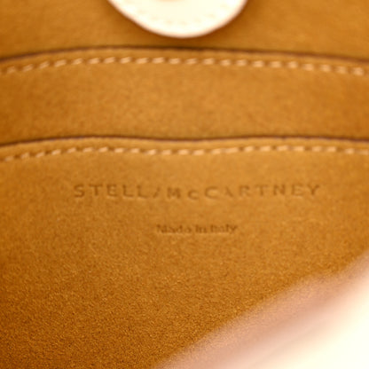 Stella McCartney Eco Alter Nappa Perforated Logo Tiny Crossbody White 6 of 10