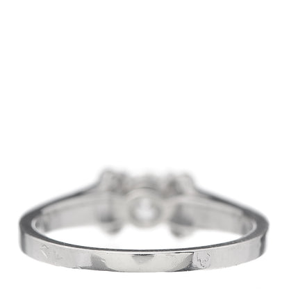 Cartier Platinum Diamond .35ct Ballerine Solitaire Engagement Ring 47 4 3 of 6