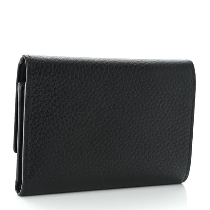 Louis Vuitton Taurillon Capucines Studded Compact Wallet Black 2 of 9