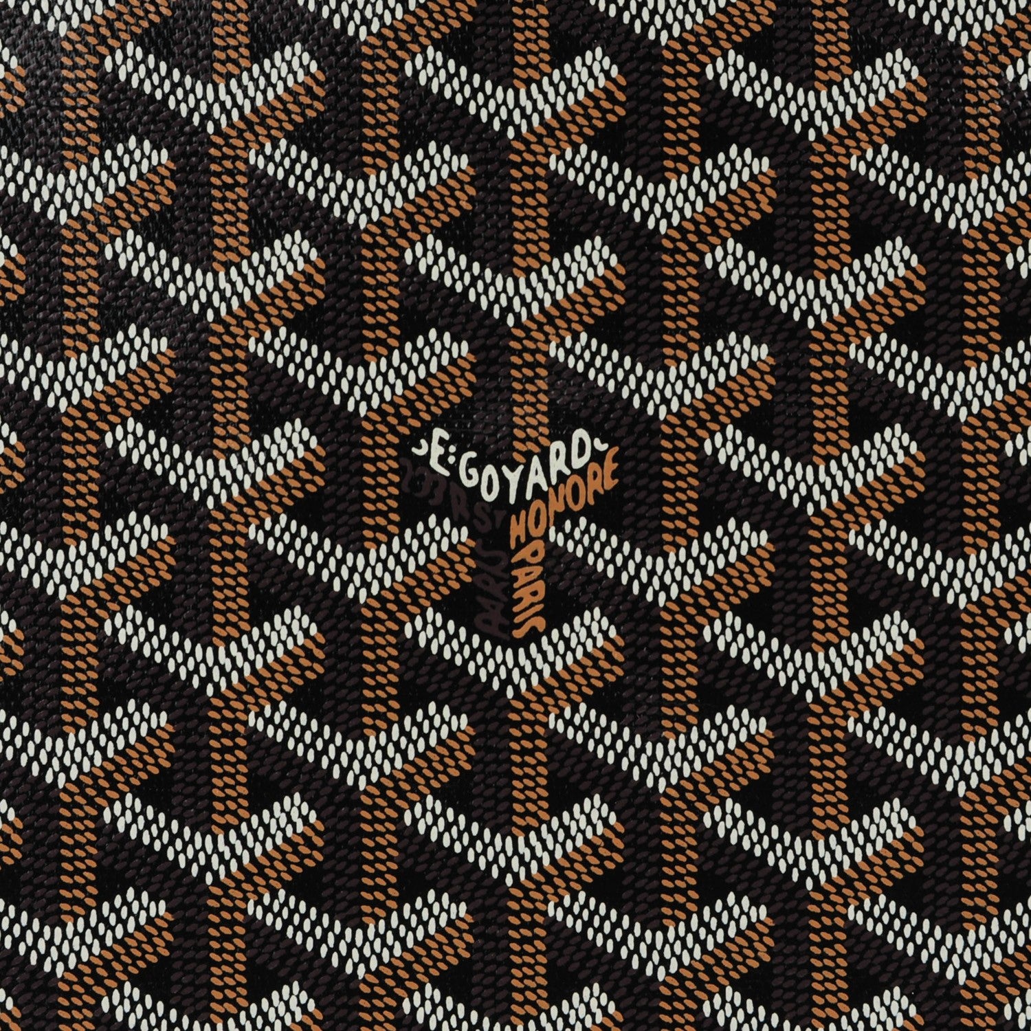 Goyard Goyardine Senat Pochette GM Black Gold 8 of 9
