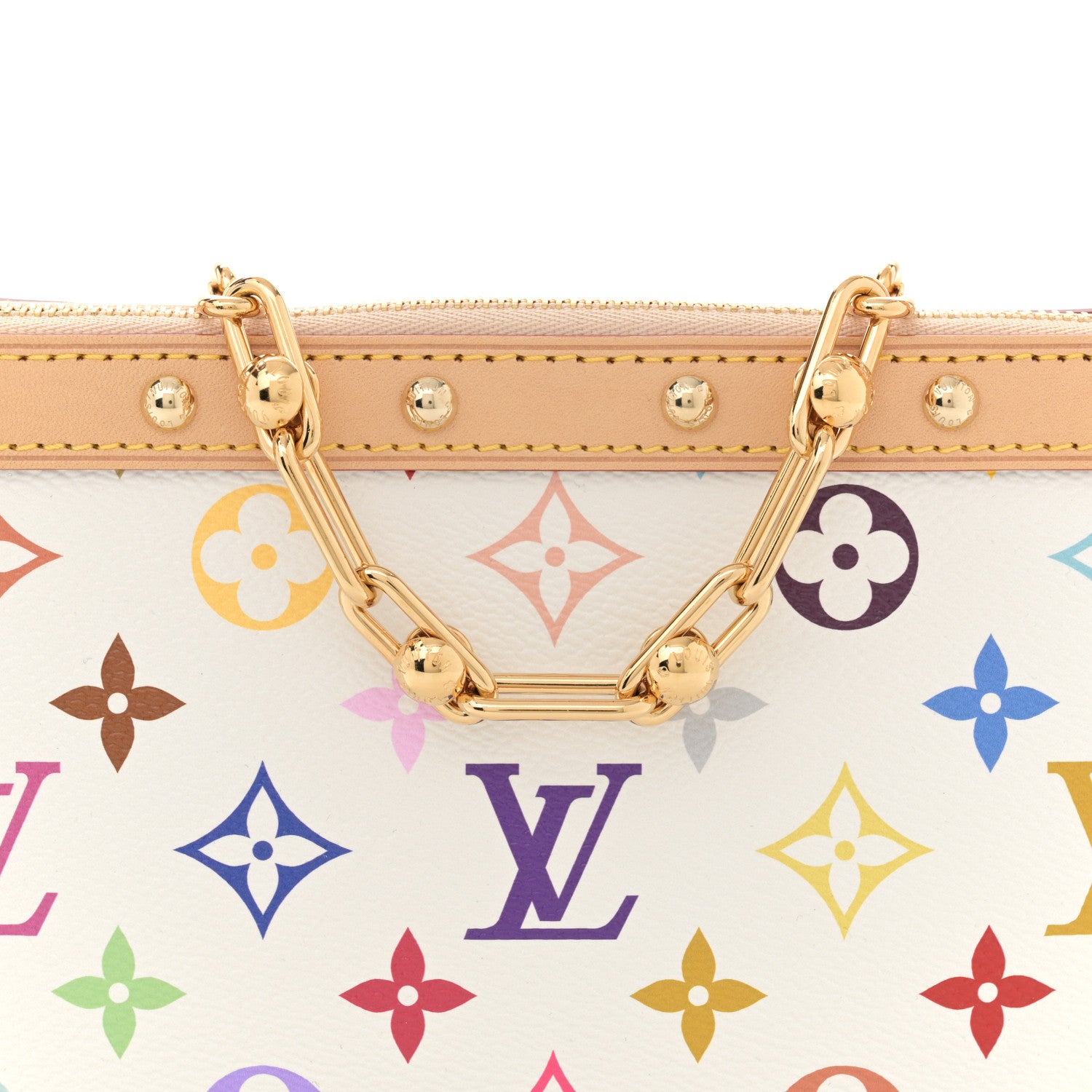 Louis Vuitton LV X TM Monogram Multicolor Pochette Accessories White 7 of 9