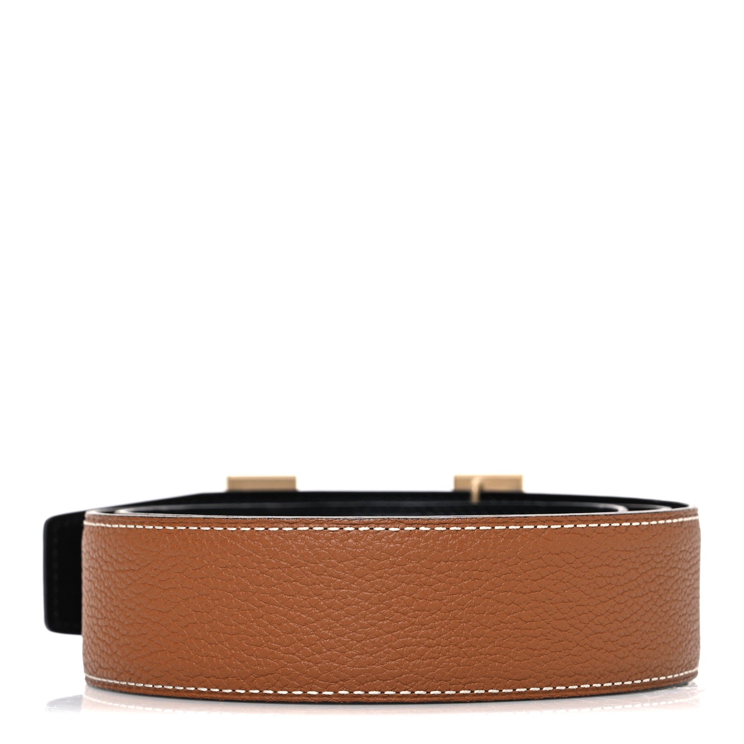 Hermes Box Togo 42mm Constance Belt 85 34 Black Gold 1858608