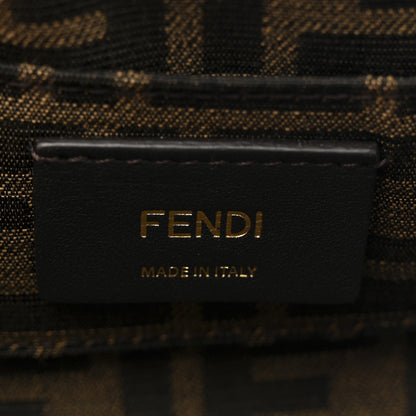 Fendi Canvas Vitello FF Multicolor Embroidered Mini By The Way Top Handle Boston Bag Multicolor 6 of 10