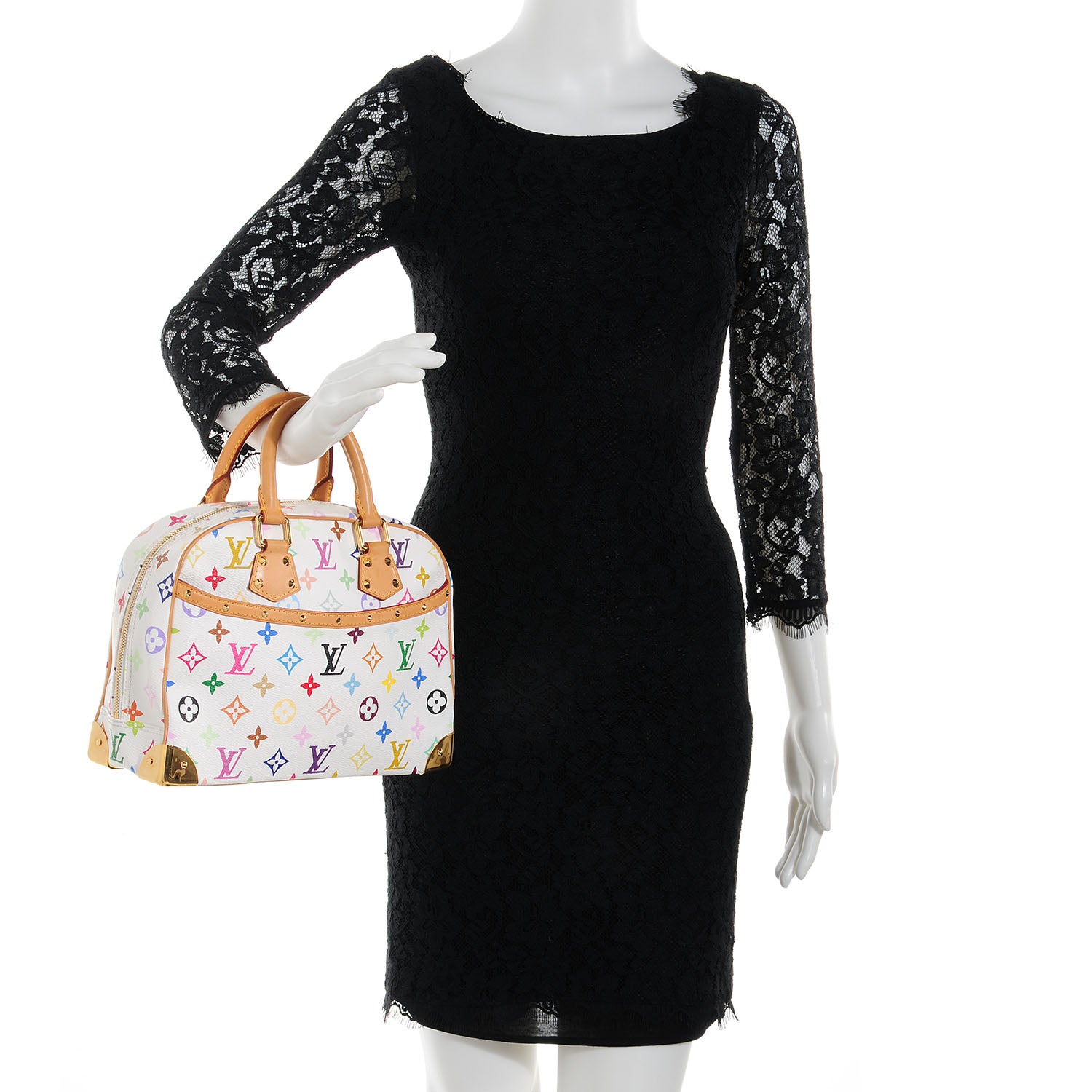 Louis Vuitton Monogram Multicolor Trouville White 2 of 7