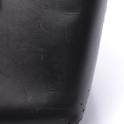 Alaia Calfskin Scalloped Trim Cabas MM Black 10 of 20