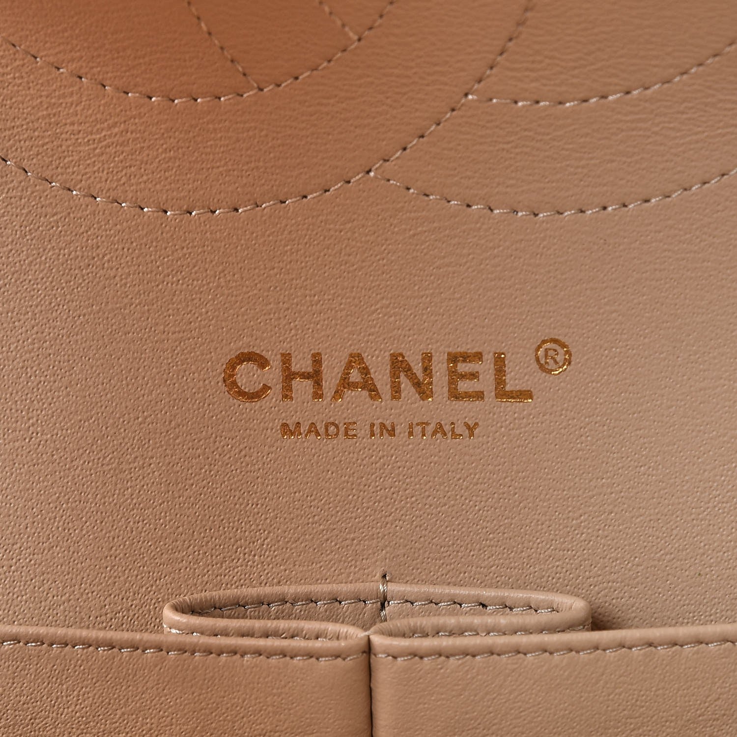 Chanel Lambskin Quilted Jumbo Double Flap Beige Clair 6 of 7