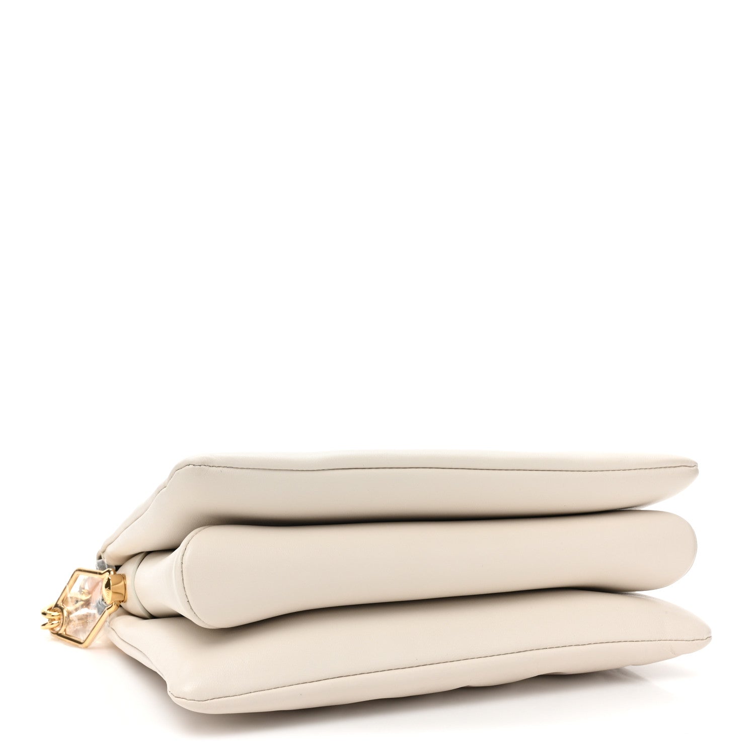 Louis Vuitton Lambskin Embossed Monogram Coussin PM Beige Cream 4 of 11