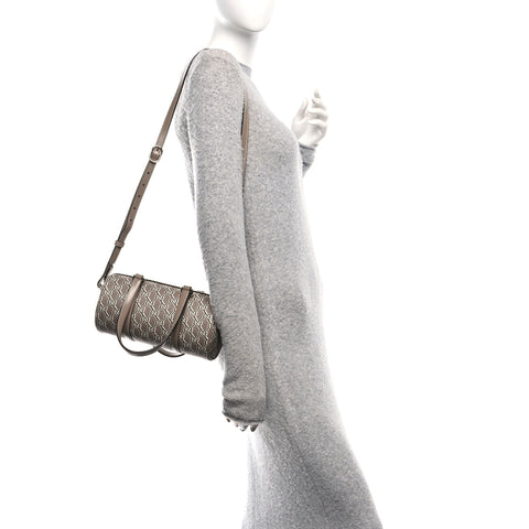 GG Shadow Monogram Ophidia Top Handle Bowler Bag Taupe