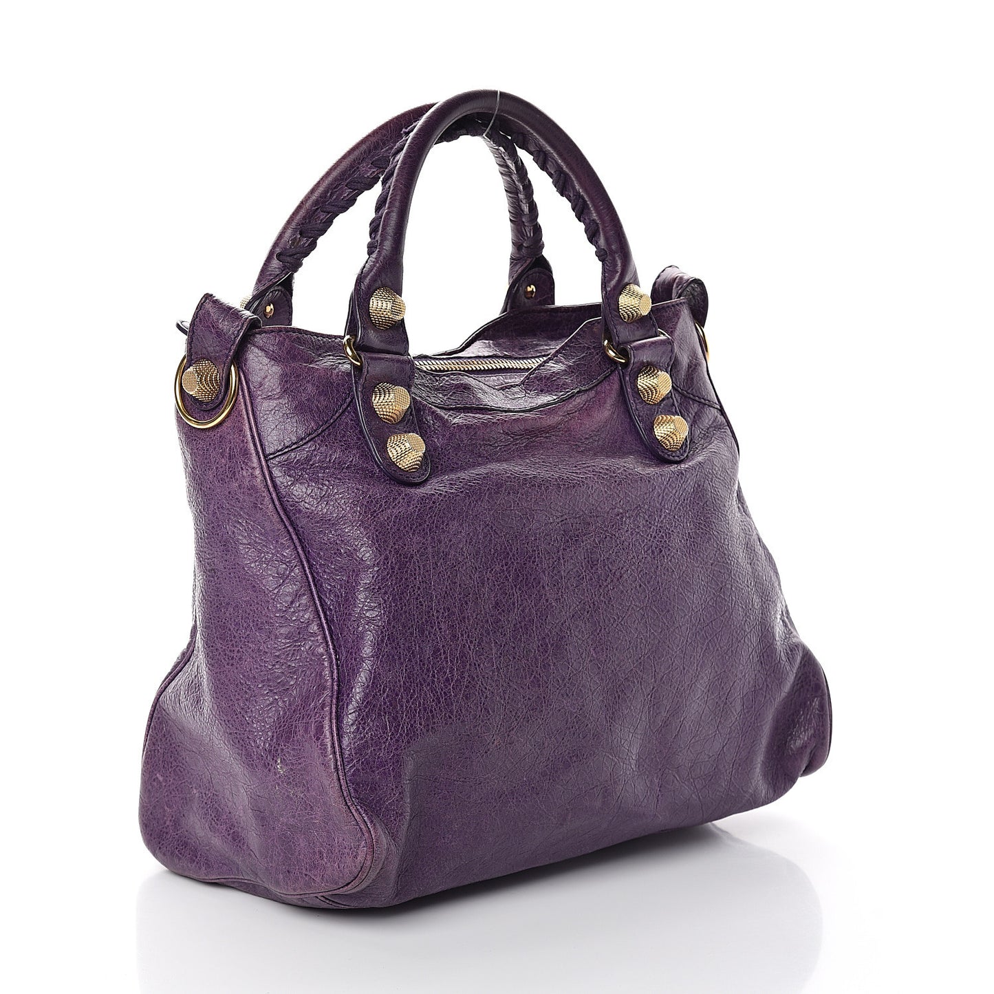 Agneau Giant 21 Gold Hardware Velo Dark Violet