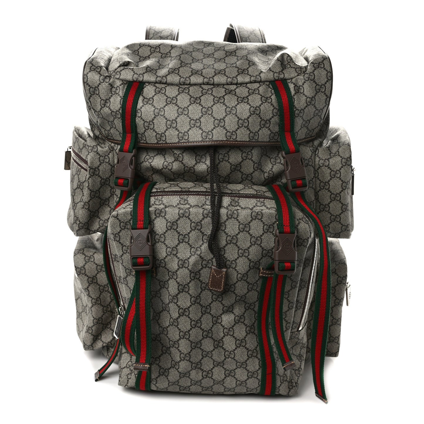 GG Supreme Web Large Backpack Beige New Acero