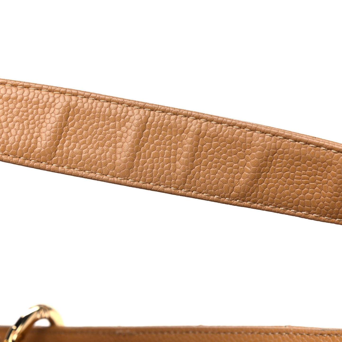 Caviar Quilted Grand Shopping Tote GST Beige