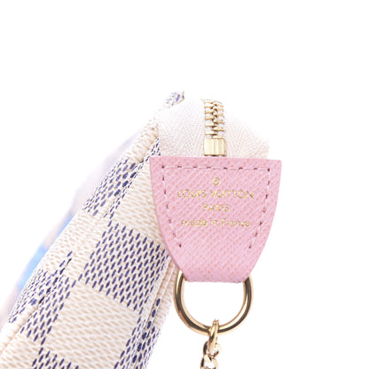 Louis Vuitton Damier Azur 2018 Christmas Animation Mini Pochette Accessories 6 of 8