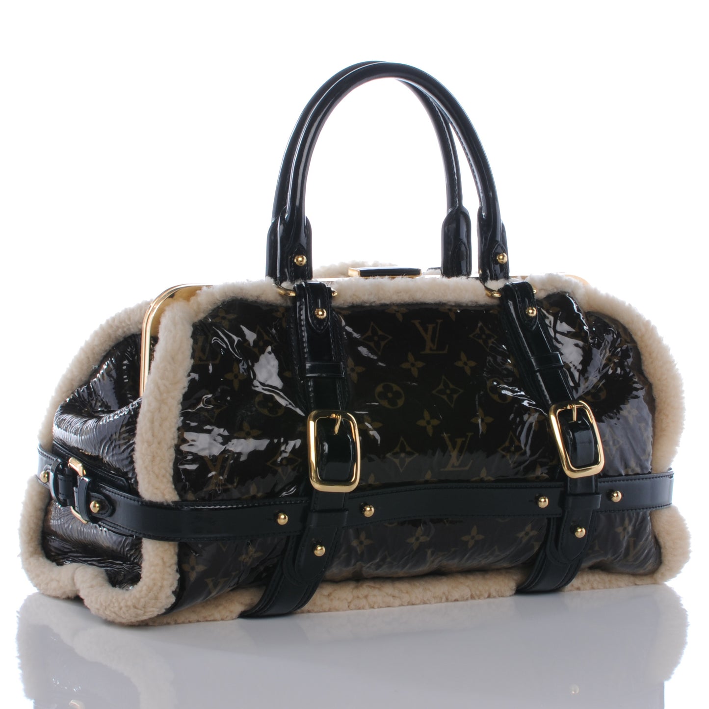 Monogram Shearling Storm Bag