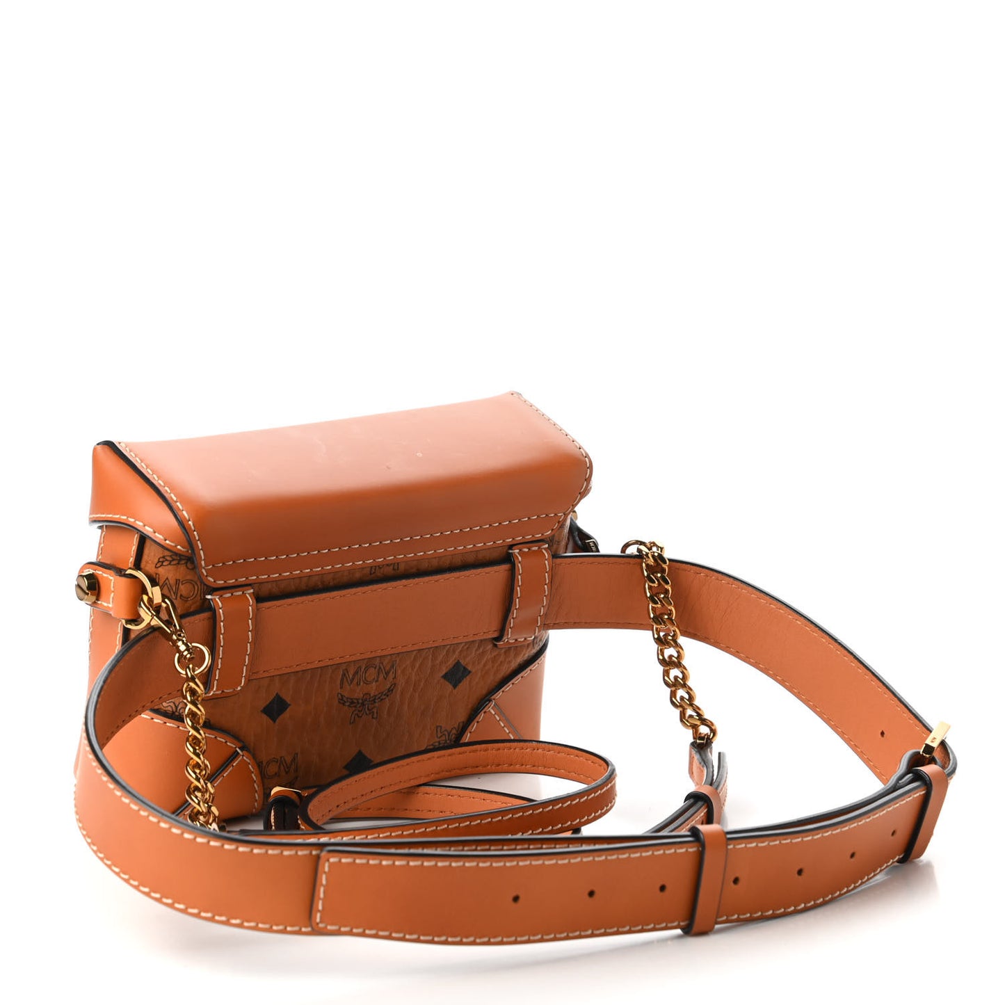Visetos Soft Berlin Convertible Belt Bag Cognac
