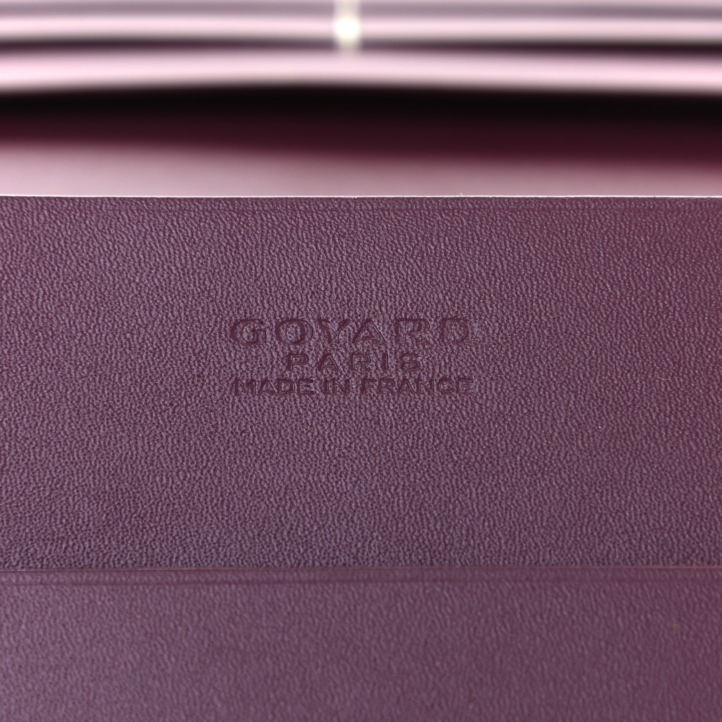 Goyardine Richelieu Wallet Burgundy