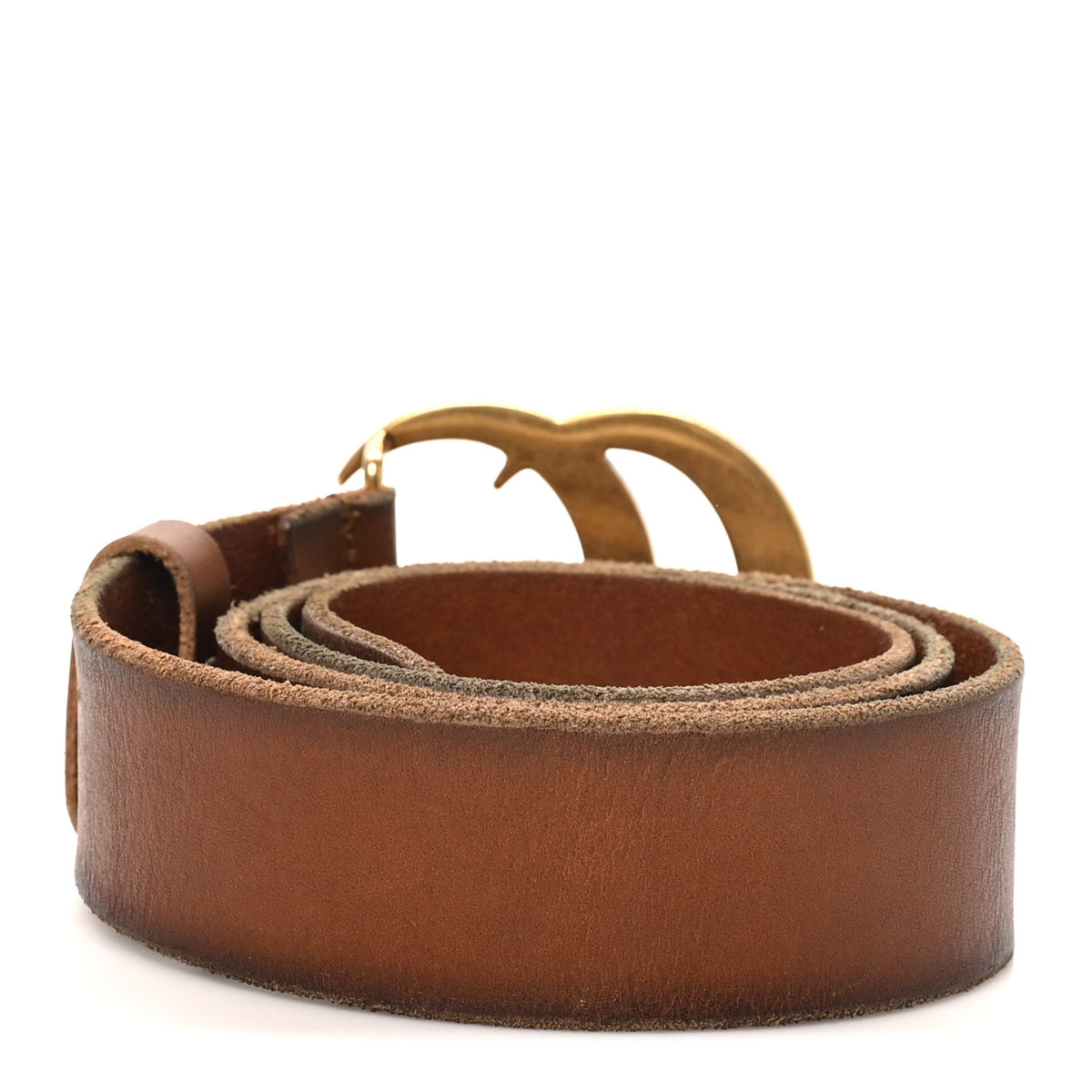 Gucci Faded Calfskin Double G 40mm Belt 85 34 Cuir 2 of 6