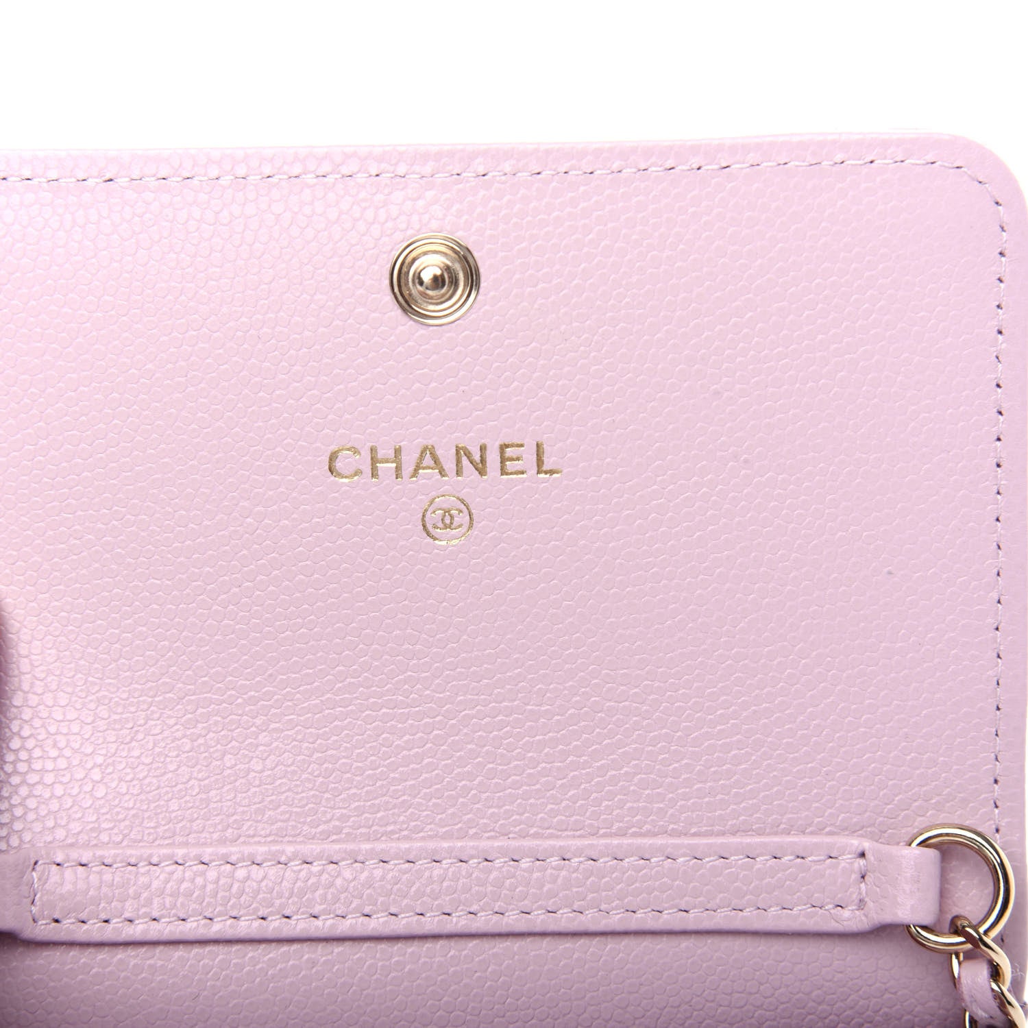 Chanel Caviar Quilted Coco Candy Card Holder On Chain Light Pink 6 of 11