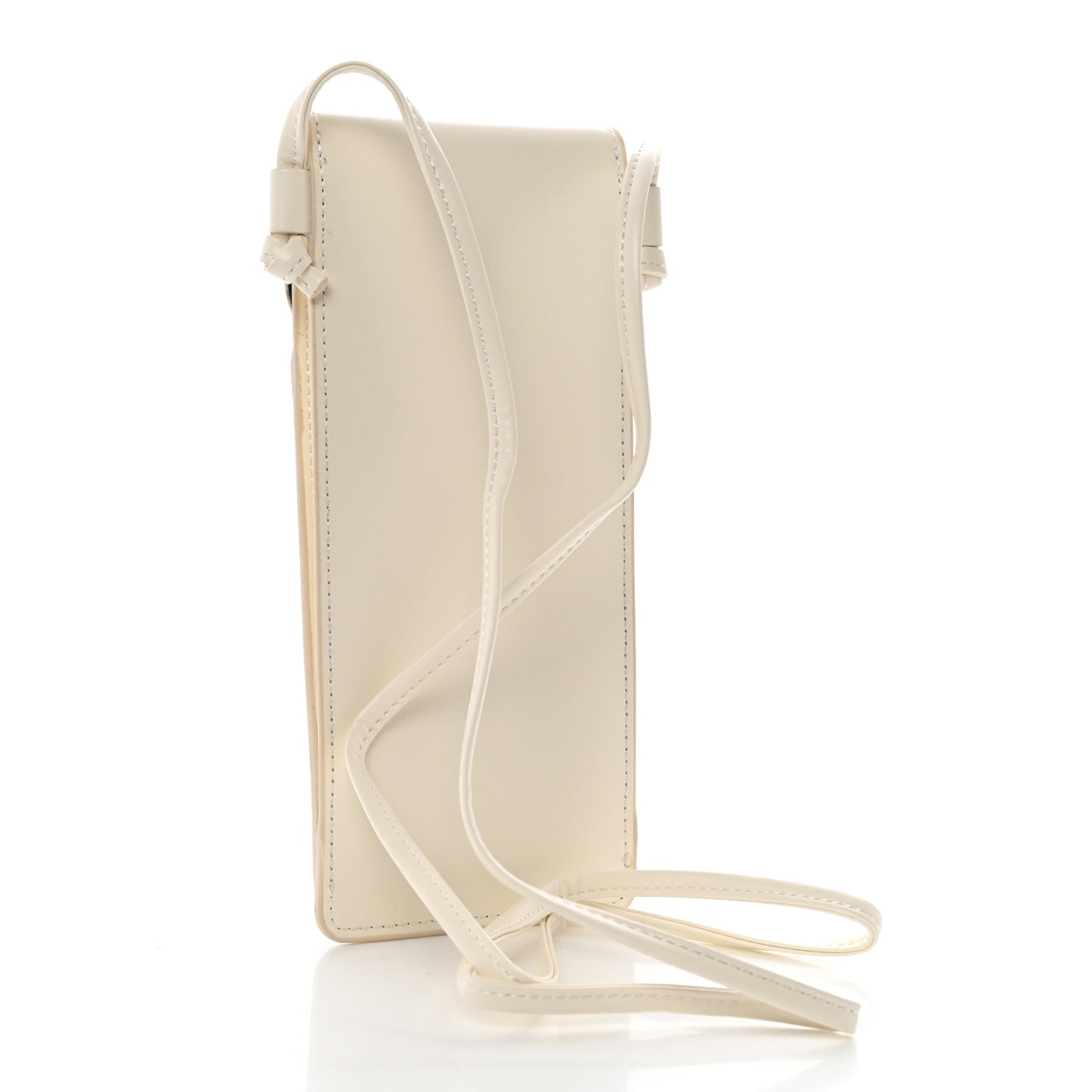 Smooth Calfskin Sunglasses Pouch White