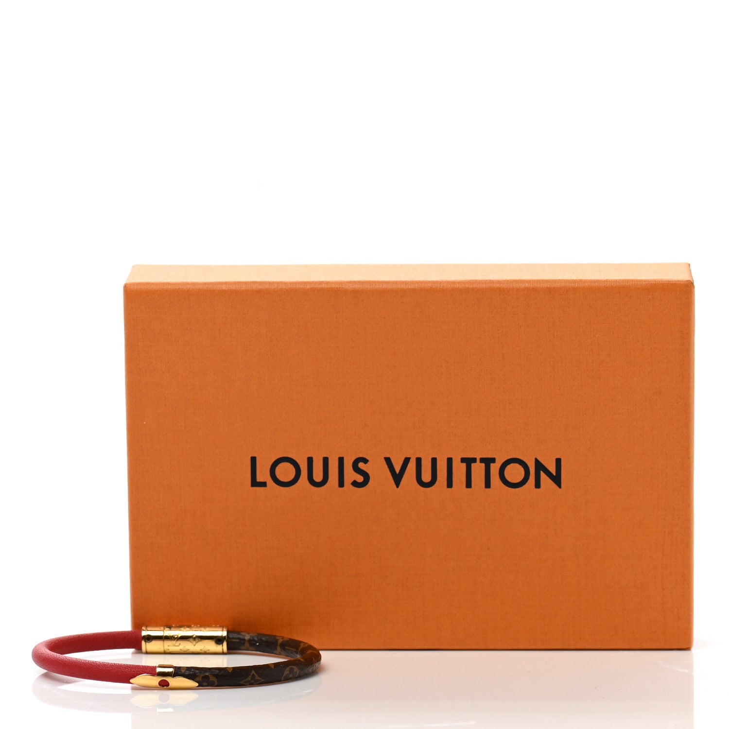Louis Vuitton Monogram Daily Confidential Bracelet 17 Red 7 of 7