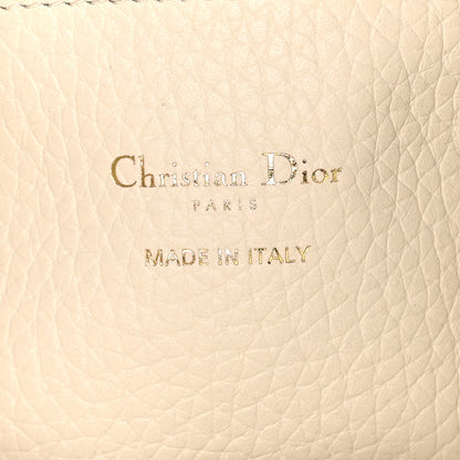 Christian Dior Calfskin Medium Signature Bucket Bag Latte 5 of 10