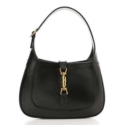 Gucci Boarded Dyana Lux Calfskin Small Jackie 1961 Hobo Black 1 of 11