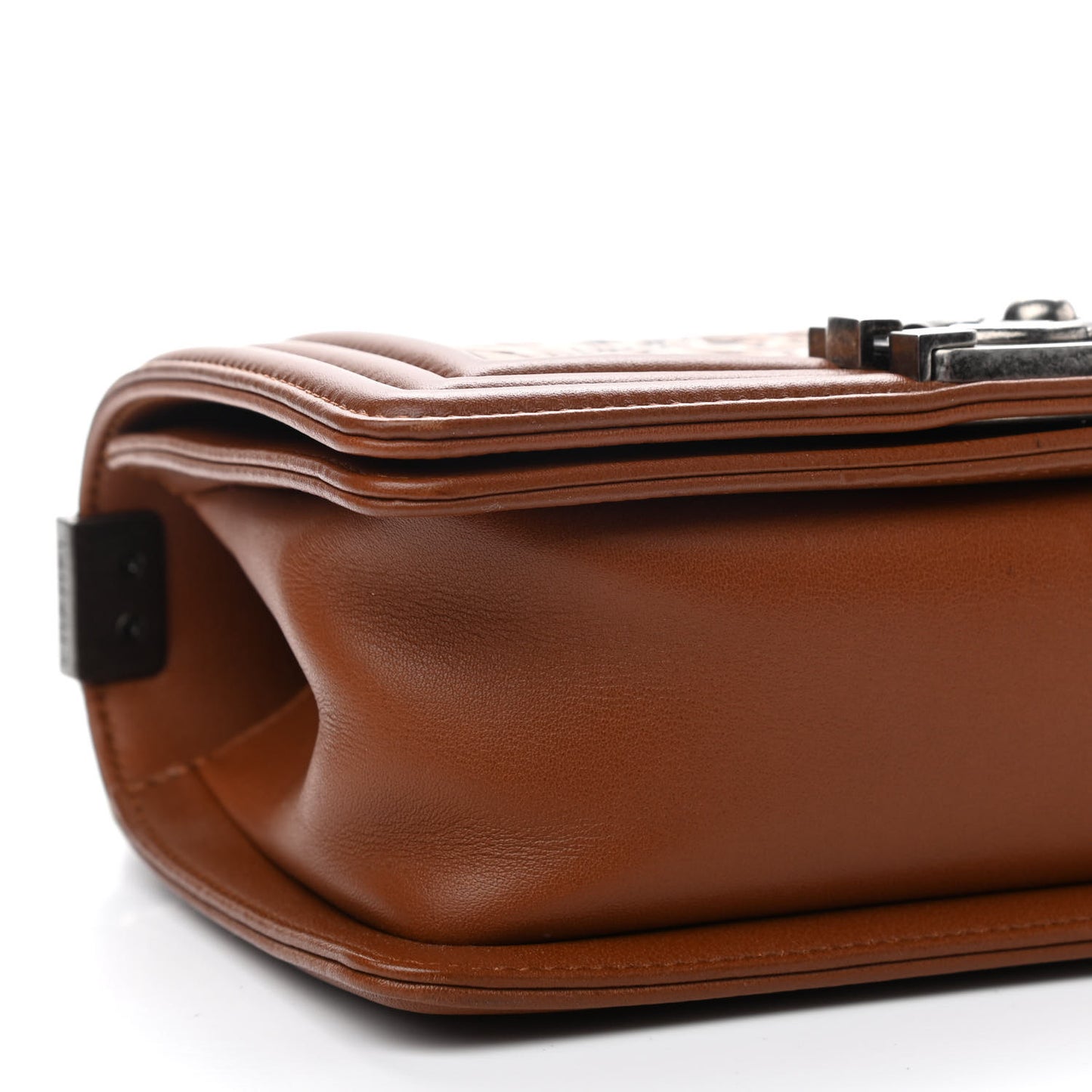 Calfskin Embossed Small Cordoba Boy Flap Brown