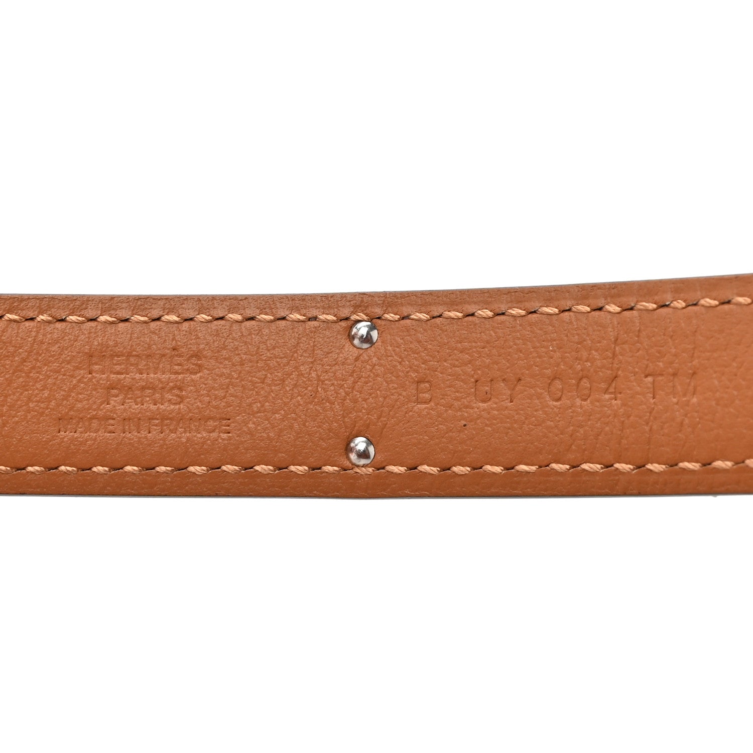 Hermes Epsom Kelly Belt Mauve Pale 3 of 4