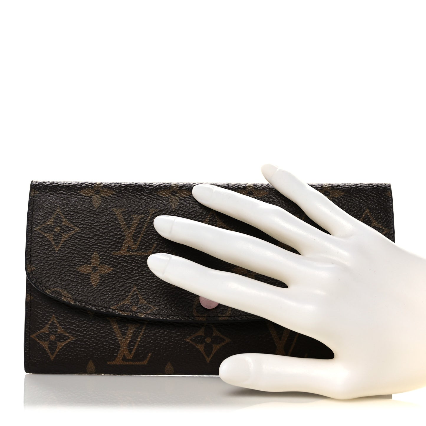Monogram Emilie Wallet Rose Ballerine