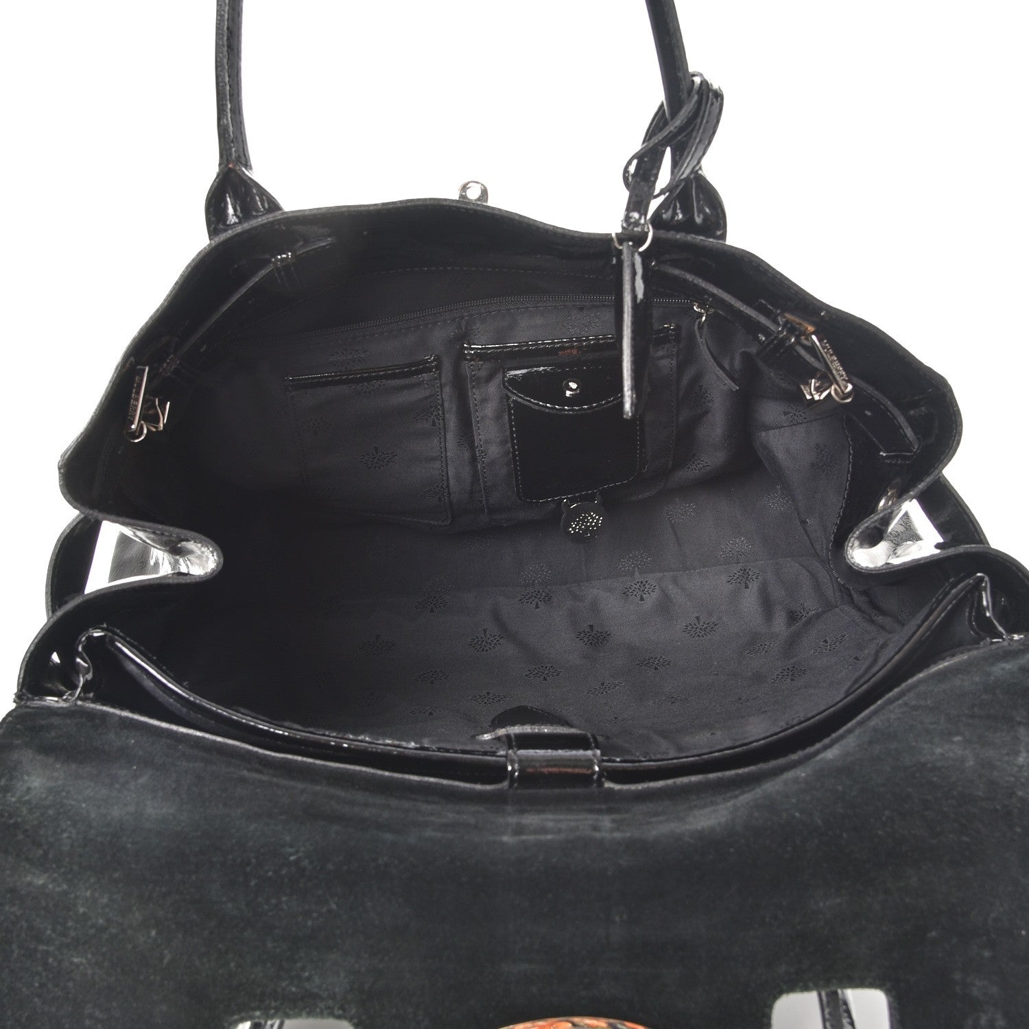 Mulberry Patent Bayswater Black 5 of 7