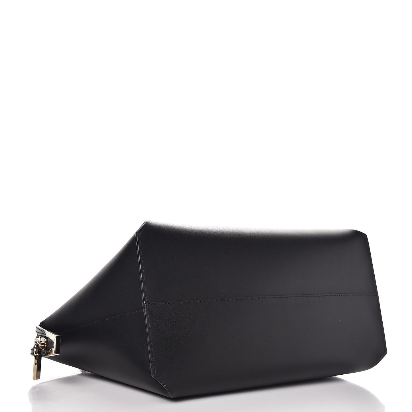 Calfskin Palazzo Shoulder Bag Black