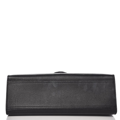 Gucci Calfskin Feline Medium GG Marmont Top Handle Bag Black 12 of 14