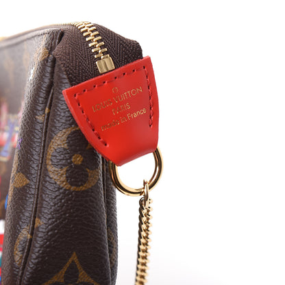 Louis Vuitton Monogram 2020 Christmas Animation Bumper Cars Mini Pochette Accessories Coquelicot 8 of 11