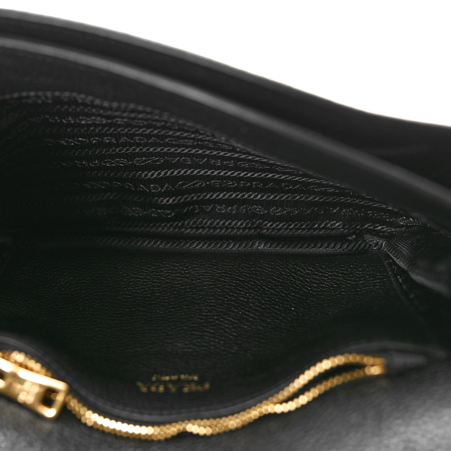 Prada Vitello Daino Double Strap Flap Crossbody Black 4 of 8